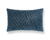 Allegra Velvet Pillow 14 X 22 - Sapphire SCLALLEPILL0004 by Scalamandre Designer Pillow