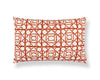 Ormond Fret Pillow 22 X 14 - Lacquer Red SCLBDK166710004 by Scalamandre Designer Pillow