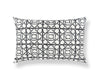 Ormond Fret Pillow 22 X 14 - Charcoal SCLBDK166710007 by Scalamandre Designer Pillow