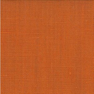 Score Tangerine 614 by Norbar Designer Fabric 100% LINEN BRAZIL 54" - Swanky Fabrics -