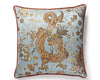 Dragon Tableau Pillow 22 X 22 - Copper Sky SCSDDC273270002 by Scalamandre Designer Pillow