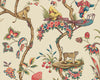 Chinoise Exotique Ecru SCWP81547D0005 by Scalamandre Designer Wallpaper