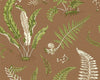 Elsie De Wolfe Wallcovering Greens On Brown SCWP88592D0005 by Scalamandre Designer Wallpaper