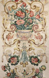 Scalamandre Fabric Baroque Floral Canvas Multicolor SC16136M0001