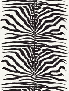 Scalamandre Fabric Zebra Black SC16366M0001