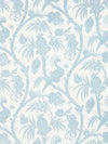 Scalamandre Fabric Balinese Peacock Linen Print Sky SC165750001