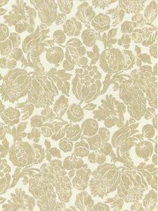 Scalamandre Fabric Elsa Linen Print Burnished Gold SC166060001