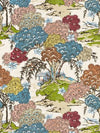 Scalamandre Fabric Sea Of Trees Print Sunrise SC166270001