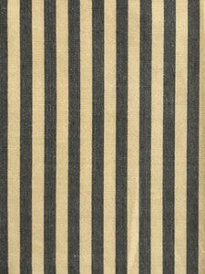 Scalamandre Fabric Directoire Iron Grey & Beige SC1908MM0001