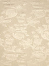 Scalamandre Fabric Damas Parc Monceau Cream SC266950001
