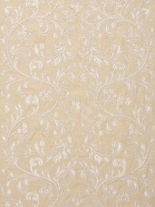 Scalamandre Fabric Chiara Embroidery Chardonnay SC270290001