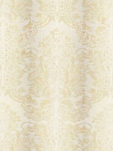 Scalamandre Fabric Sorrento Linen Damask Parchment SC270930001
