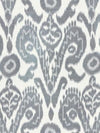 Scalamandre Fabric Bukhara Silk Ikat Indigo SC270970001