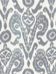 Scalamandre Fabric Bukhara Silk Ikat Indigo SC270970001