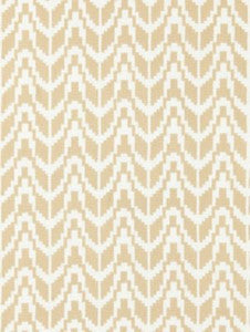 Scalamandre Fabric Chevron Embroidery Straw SC271030001