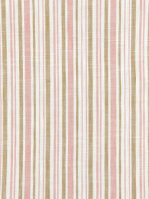 Pembroke Stripe Pink Sand SC271160001 by Scalamandre Designer Fabric CHATHAM STRIPES & PLAIDS 100% COTTON INDIA LIGHT DUTY Horizontal: and Vertical: 4" 54 - Swanky Fabrics -