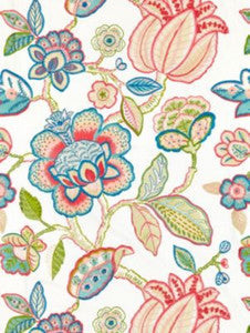 Scalamandre Fabric Coromandel Embroidery Bloom SC271260001