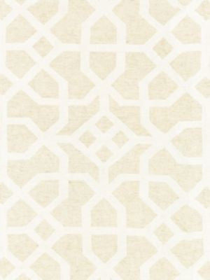 Linen Lattice Natural & Ivory SC271490001 by Scalamandre Designer Fabric MODERN LUXURY 89% LINEN 9% VISCOSE 2% NYLON INDIA LIGHT DUTY Horizontal: 23" and Vertical: 25" 53 - Swanky Fabrics -