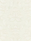 Scalamandre Fabric Cornelia Damask Embroidery Ivory SC271600001