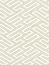 Scalamandre Fabric Canton Fret Applique Linen SC272180001