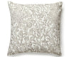 Bali Floral Outdoor Pillow 22 X 22 - Stone SCBALIPILL0001 by Scalamandre Designer Pillow