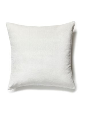 Bay Velvet Outdoor Pillow 22 X 22 - Oyster SCBAYPILL0001 by Scalamandre Designer Pillows 100% SOLUTION DYED ACRYLIC U.S.A. Horizontal: and Vertical: 0 - Swanky Fabrics -