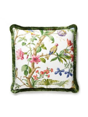 Belize Pillow 22 X 22 - Ivory SCBELIPILL0001 by Scalamandre Designer Pillows 100% COTTON Horizontal: and Vertical: 0 - Swanky Fabrics -