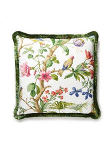Scalamandre Pillow Belize   22 X 22 - Ivory SCBELIPILL0001