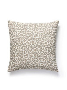 Scalamandre Pillow Backyard Bengal Outdoor   22 X 22 - Limestone SCBENGPILL0001