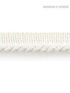 Scalamandre Trim Anders Linen Cord Blanc SCC3080001