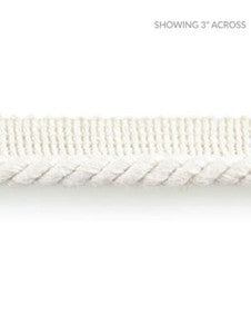 Scalamandre Trim Anders Linen Cord Blanc SCC3080001