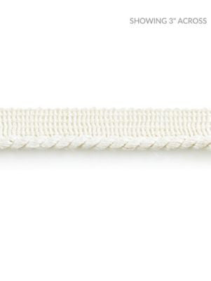 Liam Linen Cord Blanc SCC3090001 by Scalamandre Designer Trim NORDEN 100% LINEN BELGIUM LIGHT DUTY Horizontal: and Vertical: 0.19 - Swanky Fabrics -