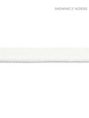 Avenue Cord Ice SCC3150001 by Scalamandre Designer Trim NOVANTA PASSEMENTERIE 16% FIBRANNE 2% ACRYLIC, 38% POLYESTER 26% COTTON 18% RAYON CHINA LIGHT DUTY Horizontal: 0" and Vertical: 0" 0.13 - Swanky Fabrics -