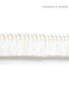 Scalamandre Trim Gardiner Brush Fringe Snow SCFC14940001