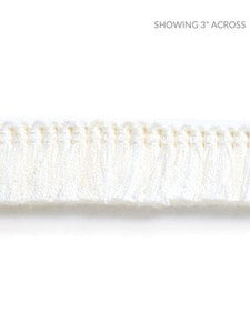 Scalamandre Trim Gardiner Brush Fringe Snow SCFC14940001