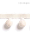 Scalamandre Trim Osborne Pom Pom Fringe Ivory SCFX15000001