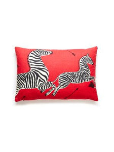 Scalamandre Pillow Zebras   14 X 22 - Masai Red SCLZEBRAPIL0001