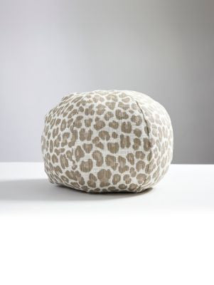 Backyard Bengal Outdoor Pillow 12 Dia - Limestone SCSBENGPILL0001 by Scalamandre Designer Pillows 100% UV POLYESTER U.S.A. HEAVY DUTY Horizontal: and Vertical: 0 - Swanky Fabrics -
