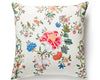 Camellia Trellis Pillow 22 X 22 - Cream Multi SCSDDK166480001 by Scalamandre Designer Pillow