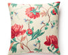 Isadora Print Pillow 22 X 22 - Red Multi SCSDDK166500001 by Scalamandre Designer Pillow