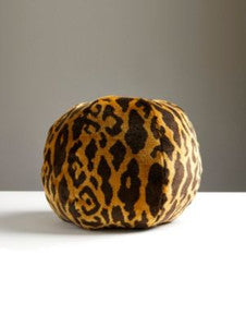 Scalamandre Pillow Leopardo   12 Dia - Ivory, Gold & Black SCSLEOPPILL0001