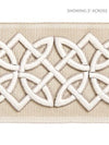 Scalamandre Trim Celtic Embroidered Tape Linen SCT32820001