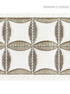 Scalamandre Trim Fiori Embroidered Tape Platinum SCT32880001