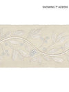 Scalamandre Trim Laurel Embroidered Tape Vellum SCT32920001