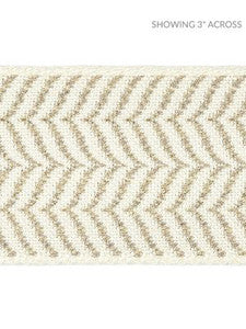 Scalamandre Trim Artemis Tape Flax On Ivory SCT32940001