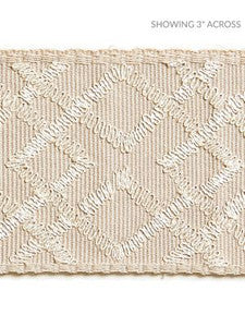 Scalamandre Trim Lattice Tape Linen SCT32950001