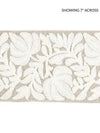 Scalamandre Trim Coventry Embroidered Tape Flax SCT32960001