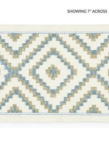Scalamandre Trim Medina Embroidered Tape Mineral SCT33060001
