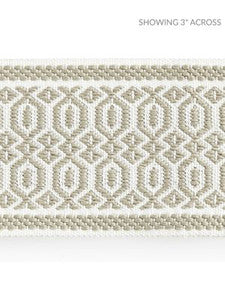 Scalamandre Trim Tulum Diamond Tape Linen SCT33120001