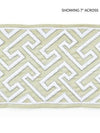 Scalamandre Trim Labyrinth Embroidered Tape Sand SCT33190001